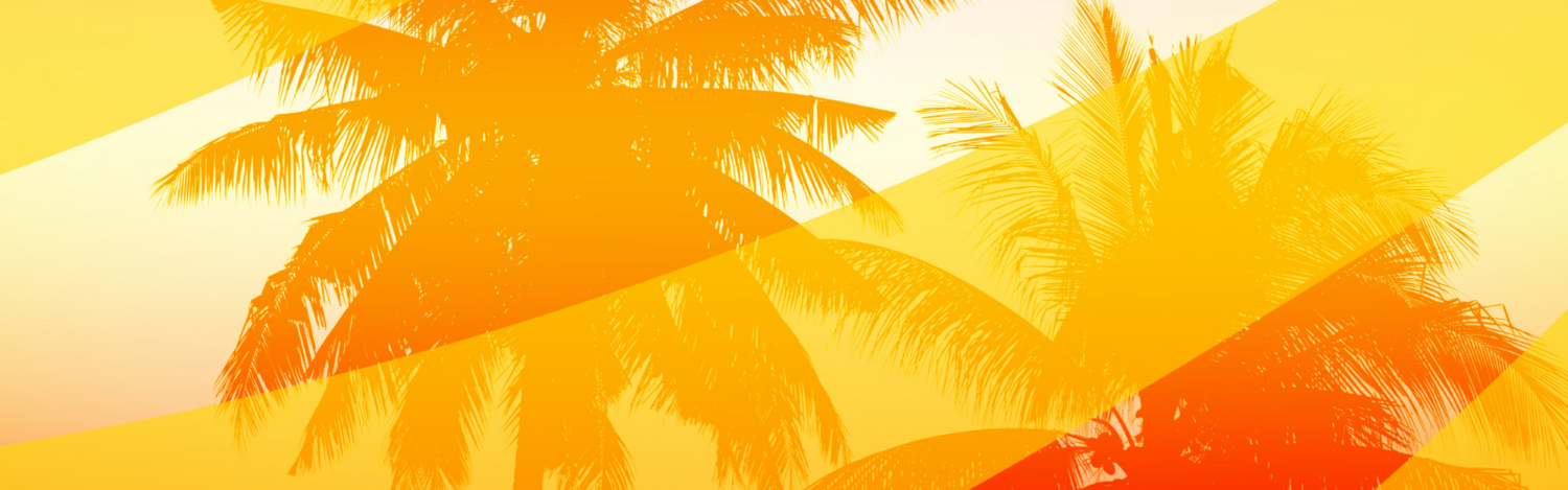 A graphic image showing the tops of palm trees.