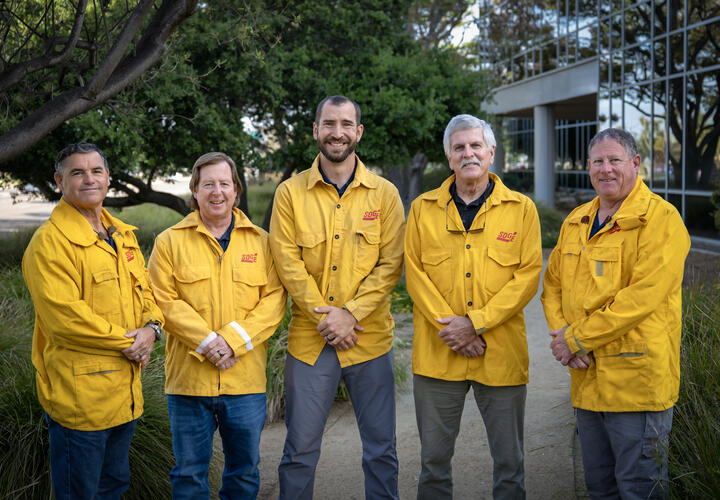Group photo of five SDG&E fire coordinators