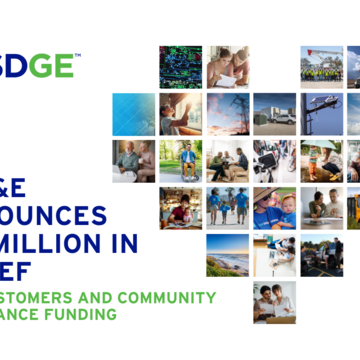 SDG&E ANNOUNCES $16 MILLION IN RELIEF FOR CUSTOMERS AND COMMUNITY ASSISTANCE FUNDING