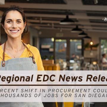 One Percent Shift in Procurement Could Mean Thousands of Jobs for San Diegans 