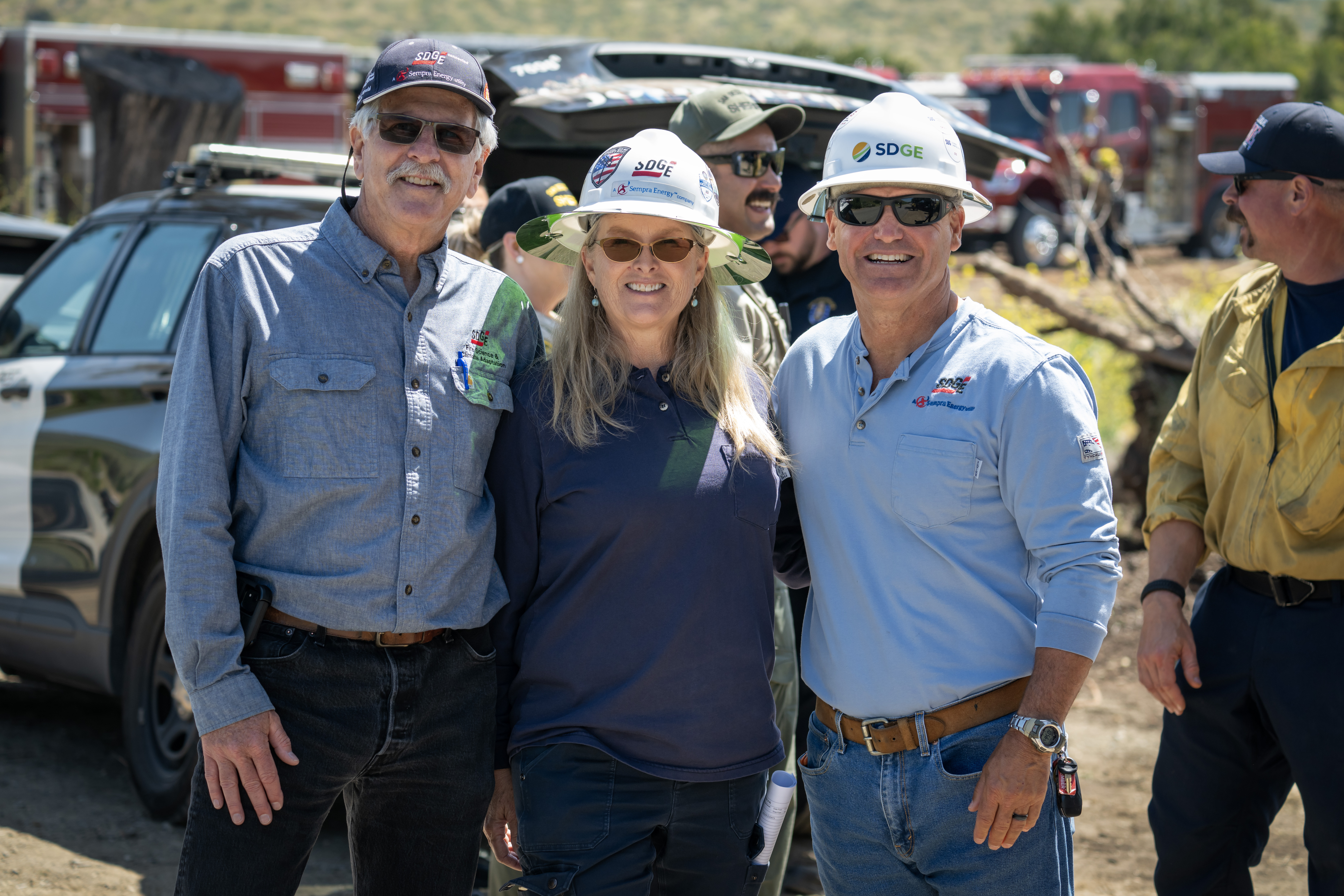 Participants attending Wildland Fire Drill 2024