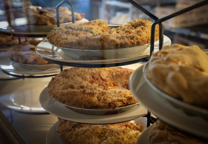 Baked goods at Moms Pie House