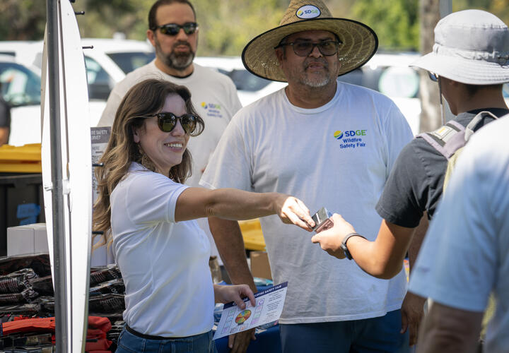 SDG&E Employees handout flyer 