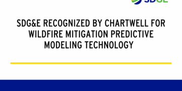 SDG&E Recognized by Chartwell for Wildfire Mitigation Predictive Modeling Technology