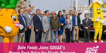 Dole Foods Joins SDG&E’s Power Your Drive for Fleets Program