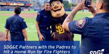 SDG&E Partners with the Padres to Hit a Home Run for Fire Fighters