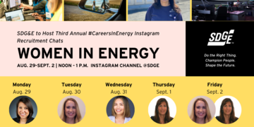 SDG&E to Host Third Annual #CareersInEnergy Instagram Recruitment Chats