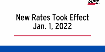 New Rates Took Effect Jan. 1, 2022