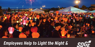 Employees Help to Light the Night and Defeat Cancer on Nov. 6 