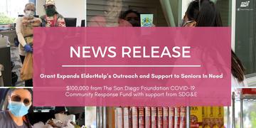 Grant Expands ElderHelp’s Outreach and Support to Seniors In Need