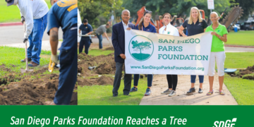 San Diego Parks Foundation Reaches a Tree Planting Milestone with Support from SDG&E