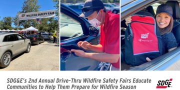 SDG&E’s 2nd Annual Drive-Thru Wildfire Safety Fairs Educate Communities to Help Them Prepare for Wildfire Season