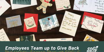 Employees Team up to Give Back this Holiday Season through SDGivE