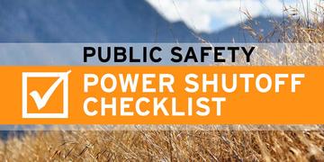 Public Safety Power Shutoff Checklist