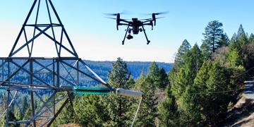 Drone Technology to Assess Equipment in High Fire Risk Areas