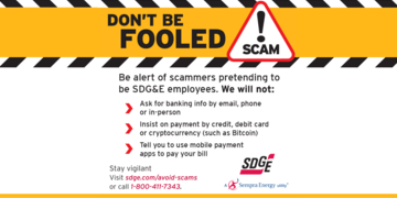 Scammers are targeting SDG&E customers – Here’s what you need to know to protect yourself